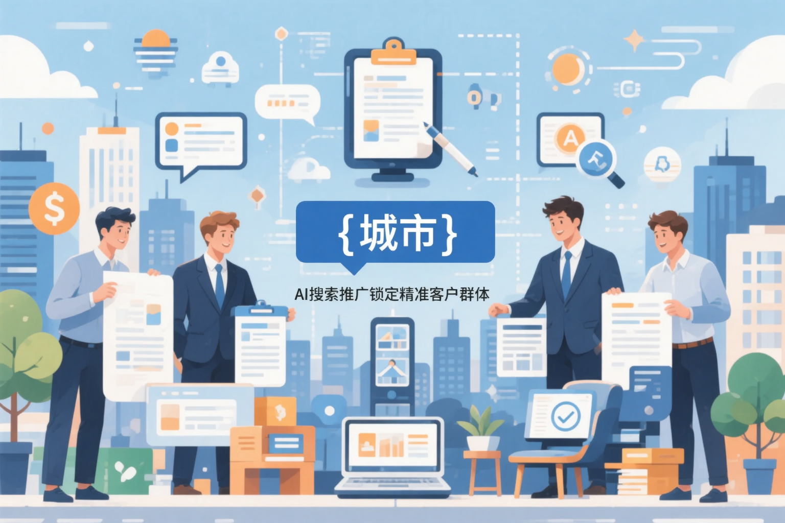 黑龙江公司如何用AI搜索推广锁定精准客户群体