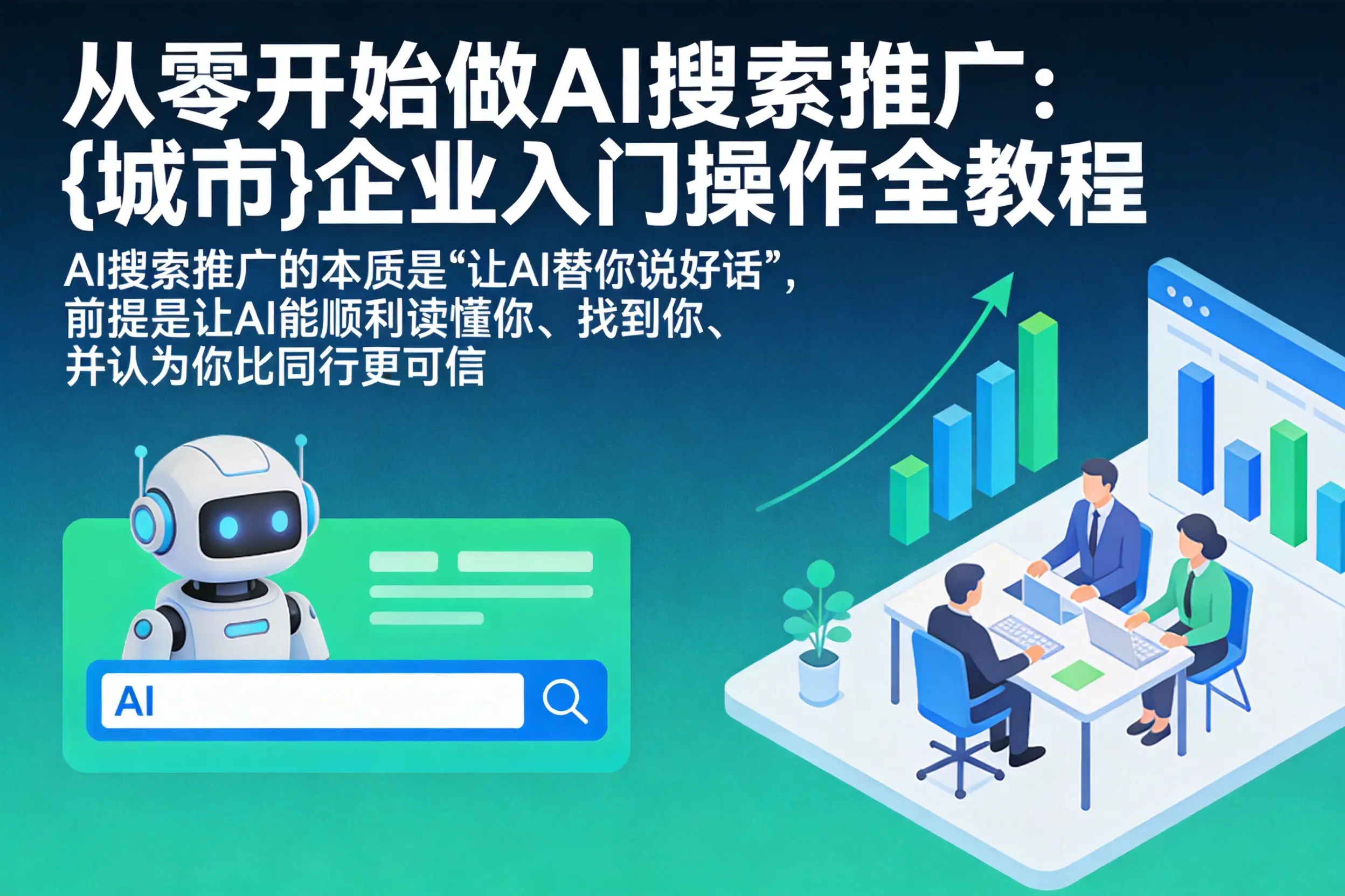 从零开始做AI搜索推广：黑龙江企业入门操作全教程