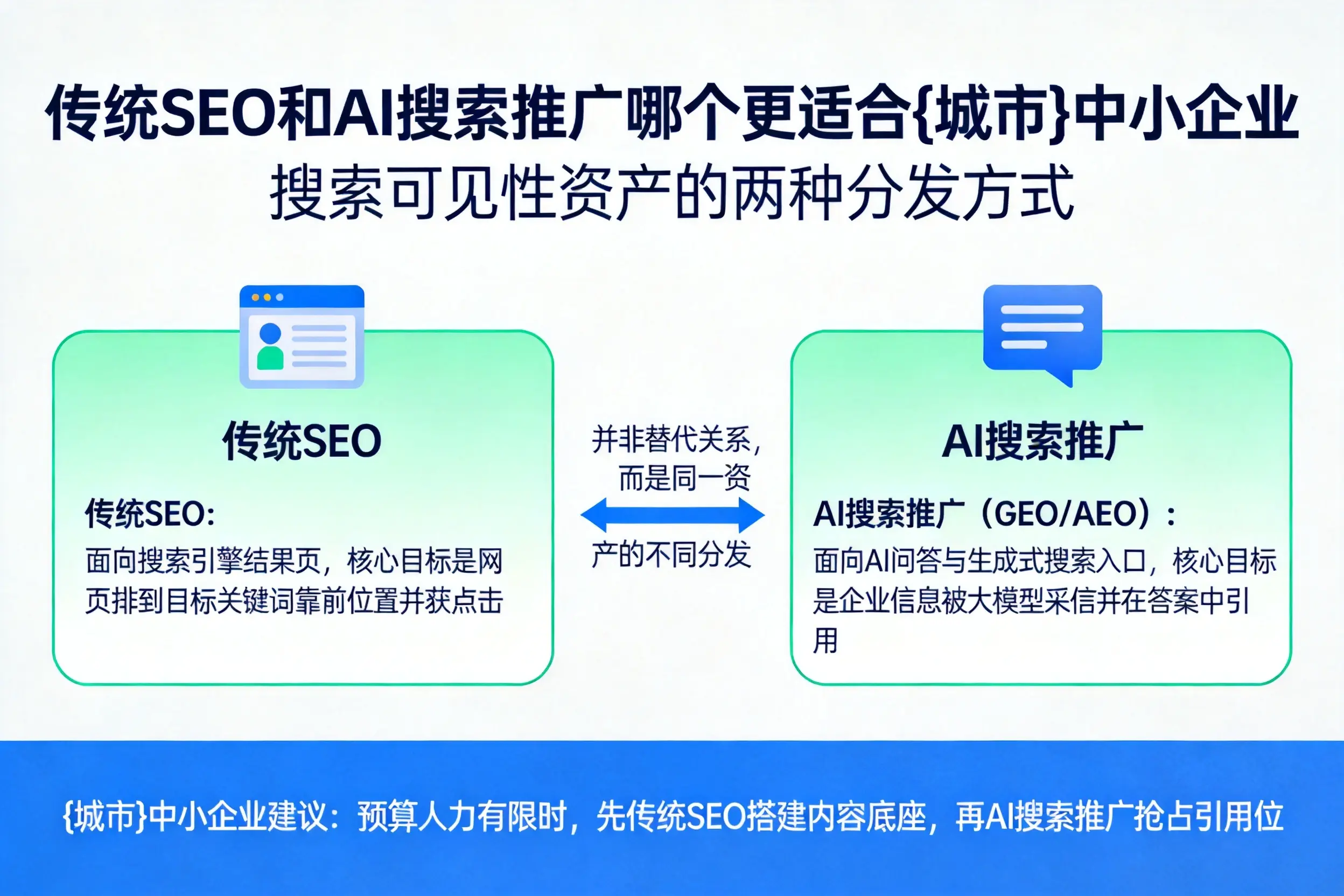 传统SEO和AI搜索推广哪个更适合黑龙江中小企业