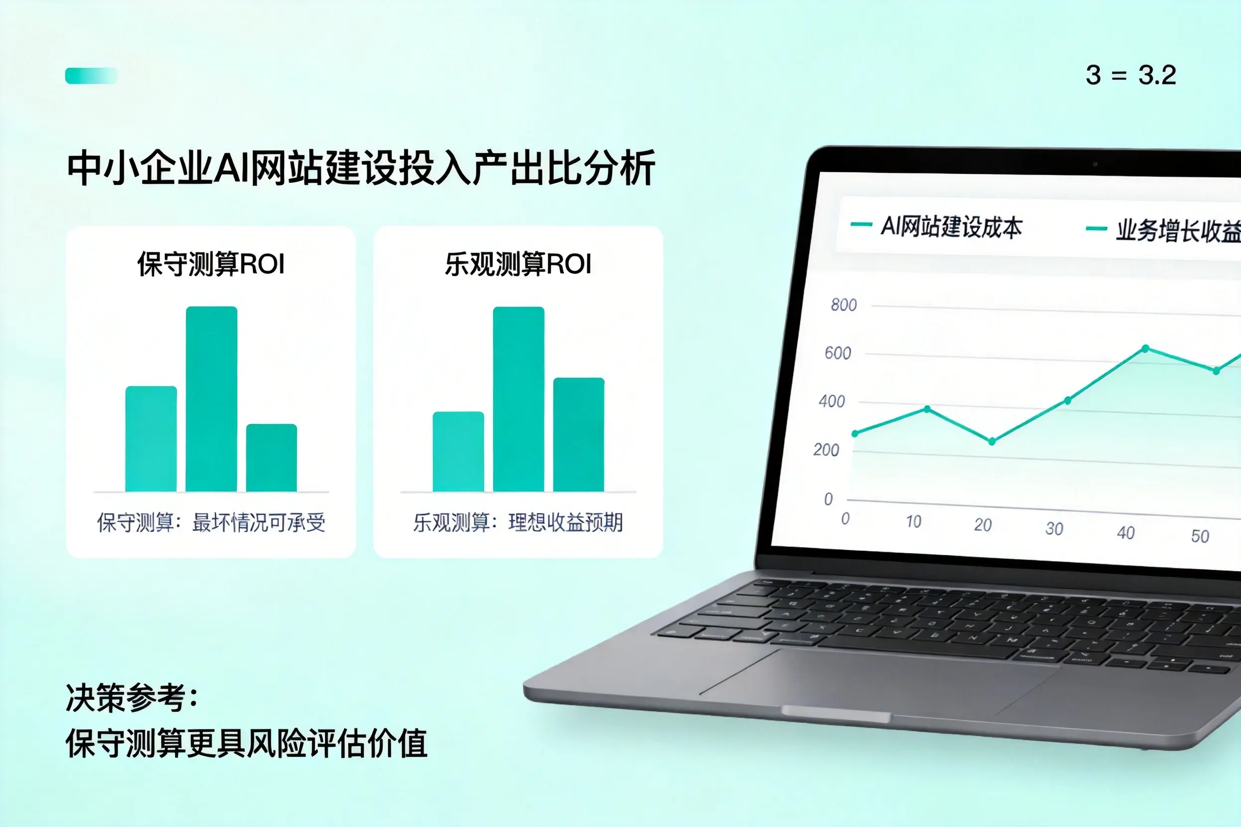 黑龙江中小企业AI网站建设投入产出比怎么算？先看这份分析