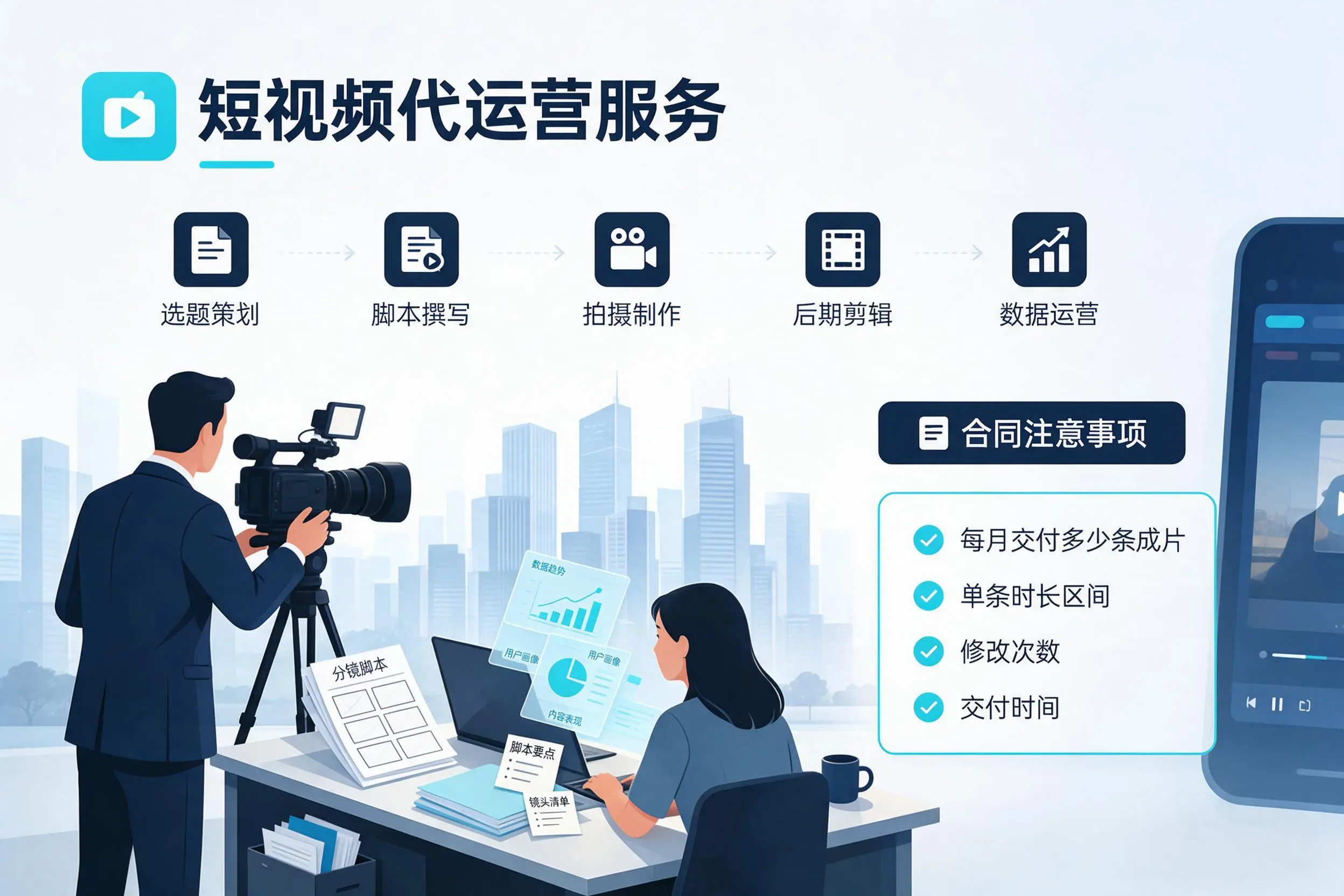 短视频代运营包含哪些服务？黑龙江企业常见问题科普