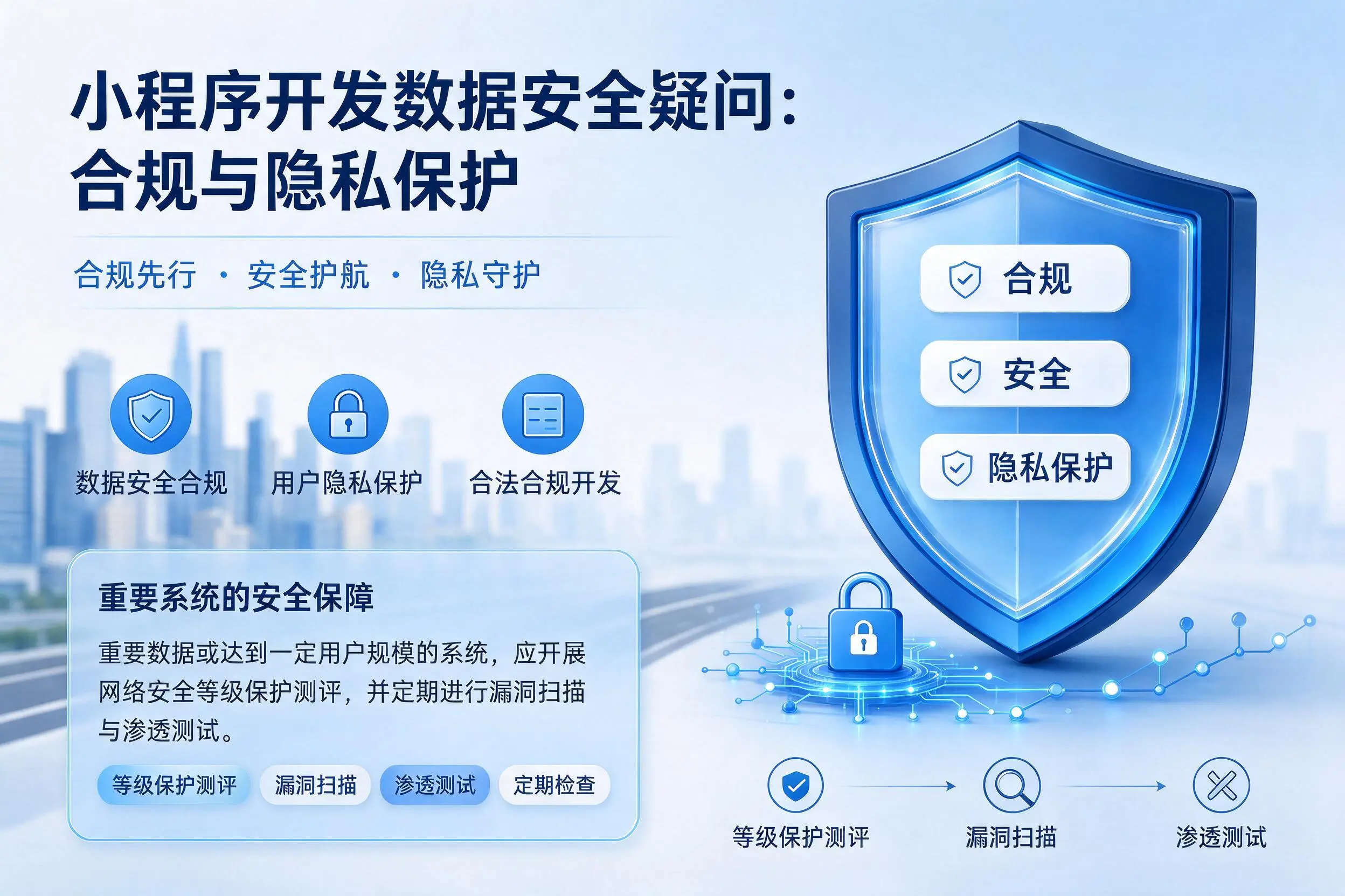 黑龙江小程序开发数据安全疑问：合规与隐私保护