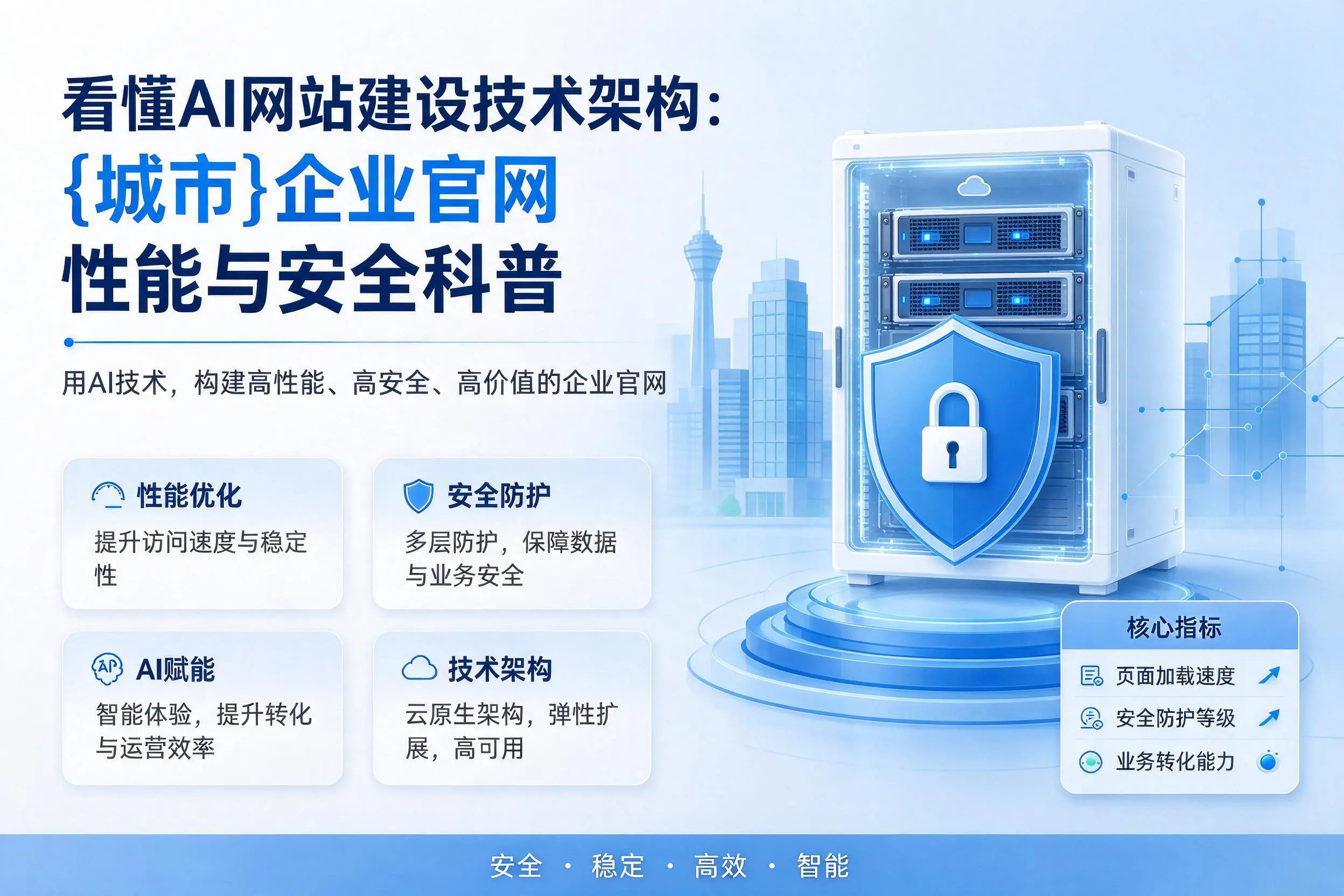 看懂AI网站建设技术架构：黑龙江企业官网性能与安全科普